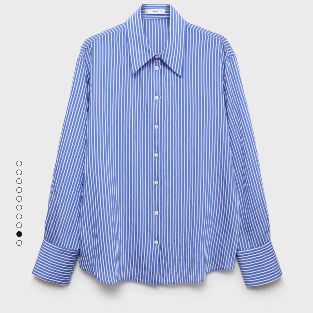 Mango Striped Straight Shirt size 2XL retail $59